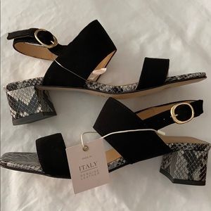 NWT Avellini Vero Cuoio size 38 Snake Heel